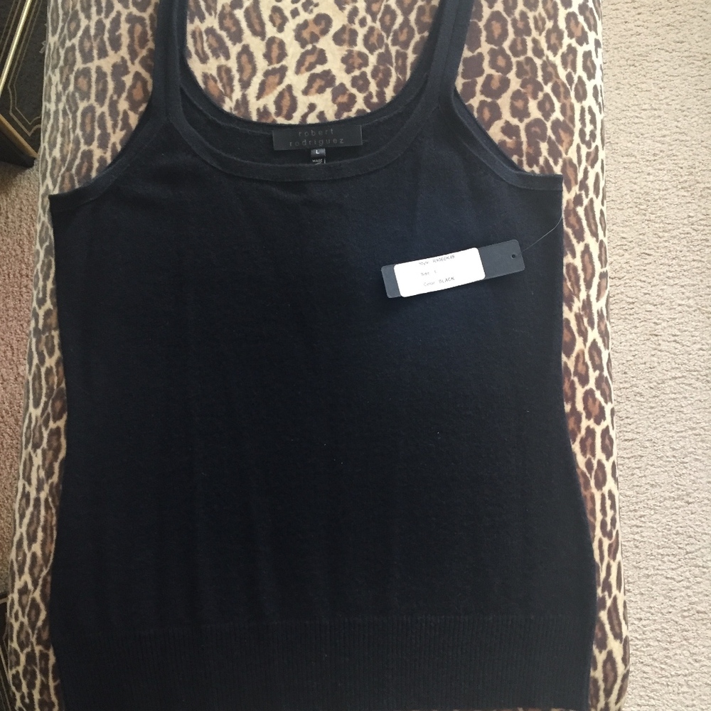 Robert Rodriguez Cashmere Knit Tank SZ Lrg NWT